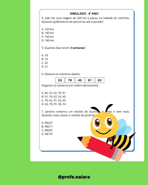 Simulado 4° ano - Image 3