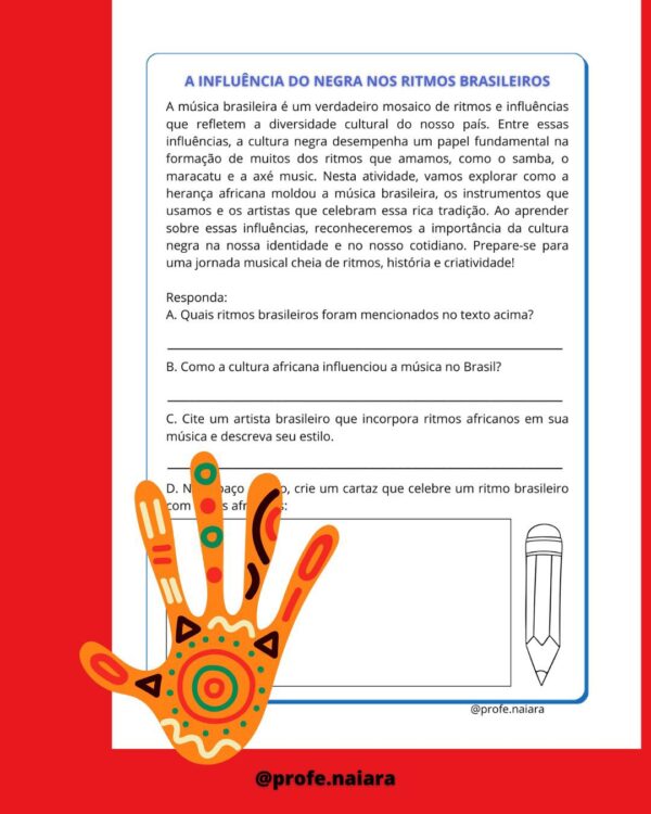 Sequência de atividades Consciência Negra 4° ano - Image 9