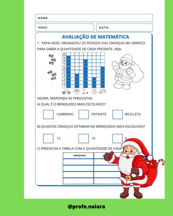 Combo avaliações 4° bimestre 1° e 2° ano - Image 8