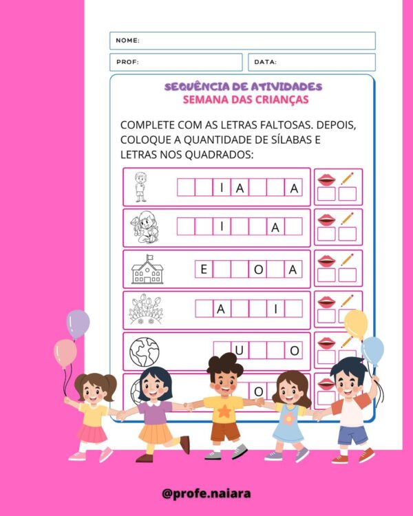 Sequência de atividades Semana da Criança - 1º ano - Image 8