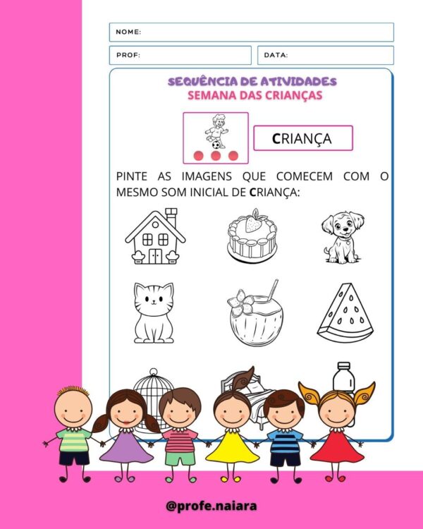 Sequência de atividades Semana da Criança - 1º ano - Image 10