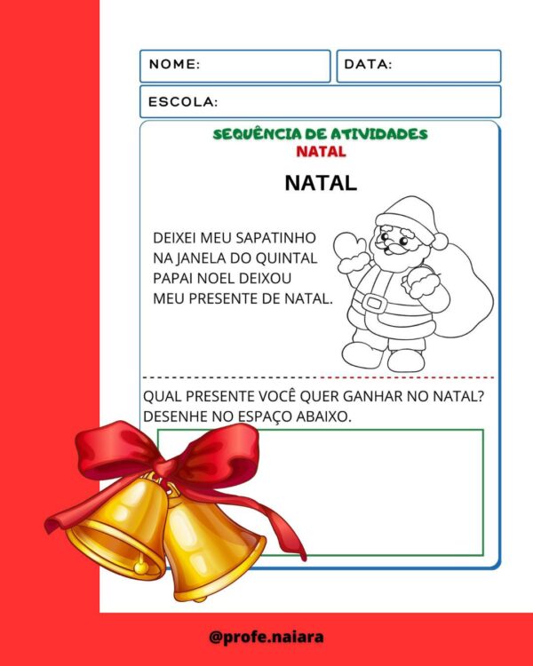 Sequência de Atividades Natal Ed. infantil - Image 5