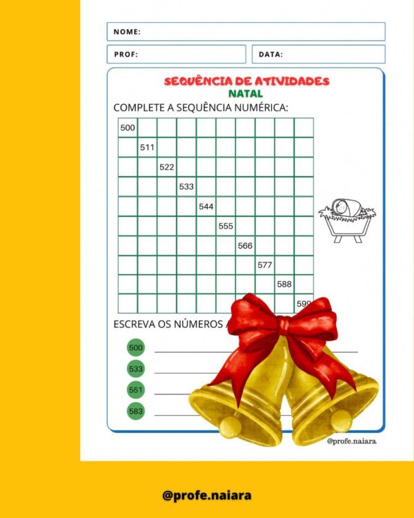 Sequência de Atividades Bate o Sino 2° ao - Image 2