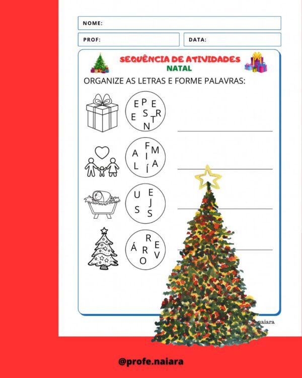 Sequência de atividades Natal - 1° ano - Image 6