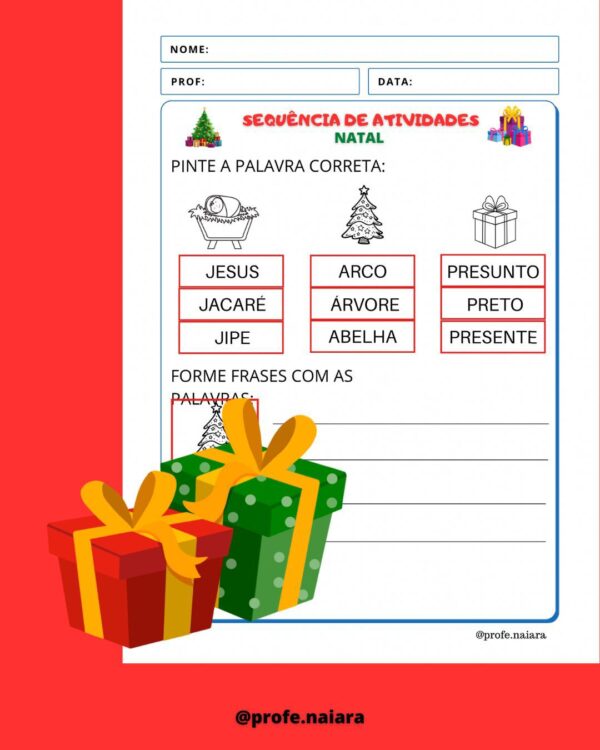 Sequência de atividades Natal - 1° ano - Image 7