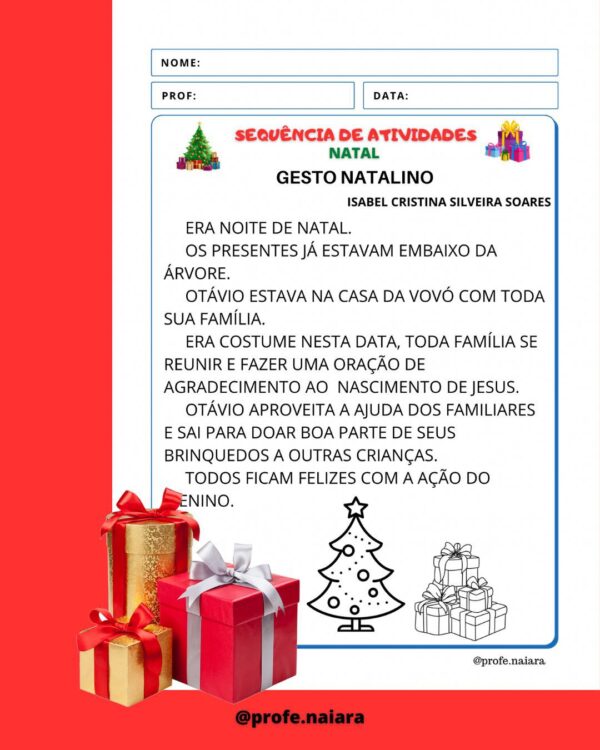 Sequência de atividades Natal - 1° ano - Image 4