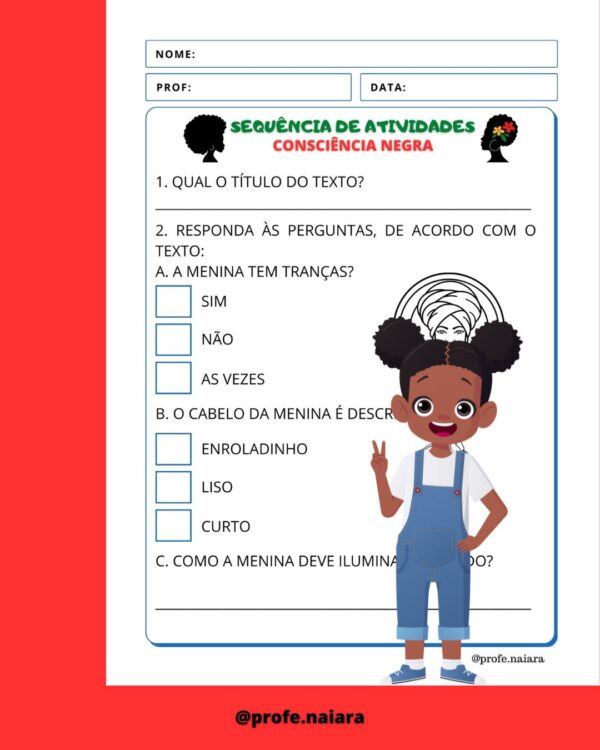 Sequência de atividades Consciência Negra 1° ano - Image 3