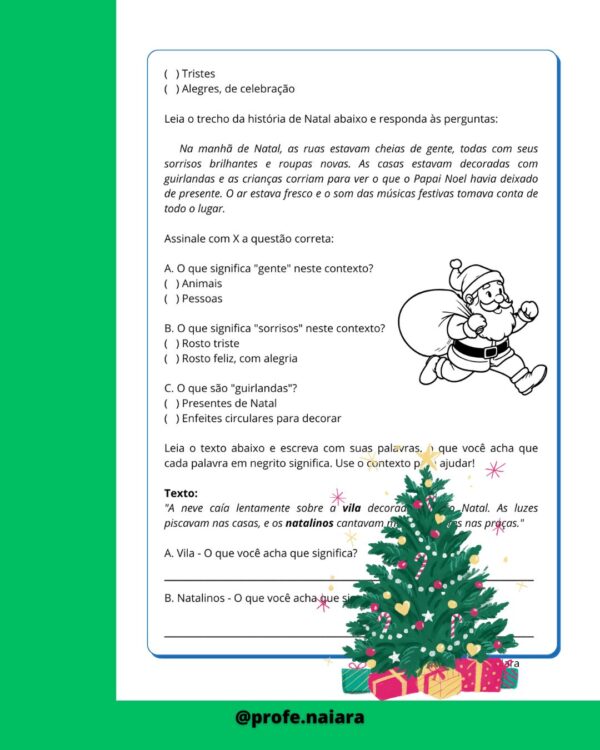 Sequência de Atividades Conto de Natal 4° ano - Image 7