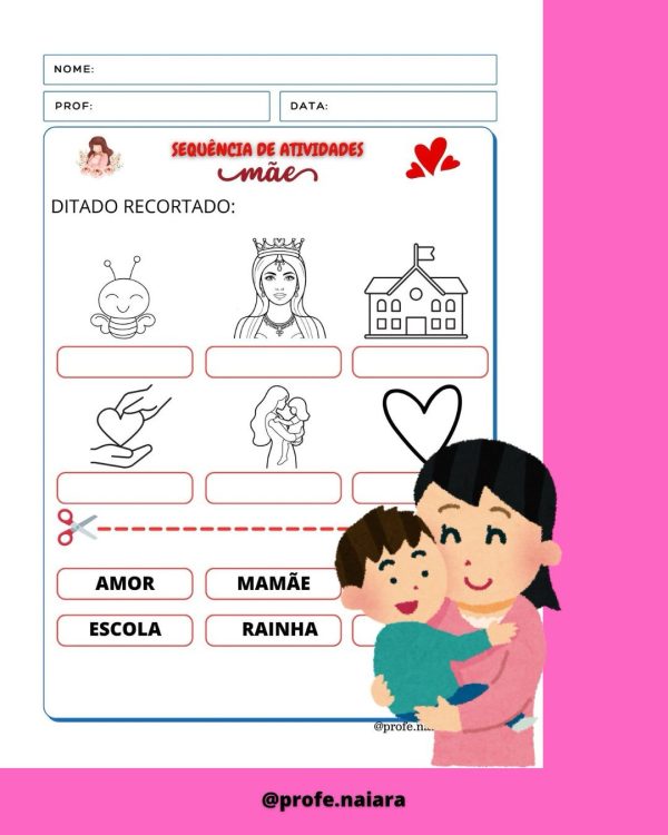 Sequência de atividades: Dia das mães 1° Ano - Imagem 3