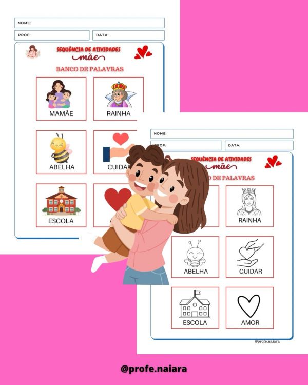 Sequência de atividades: Dia das mães 1° Ano - Imagem 11