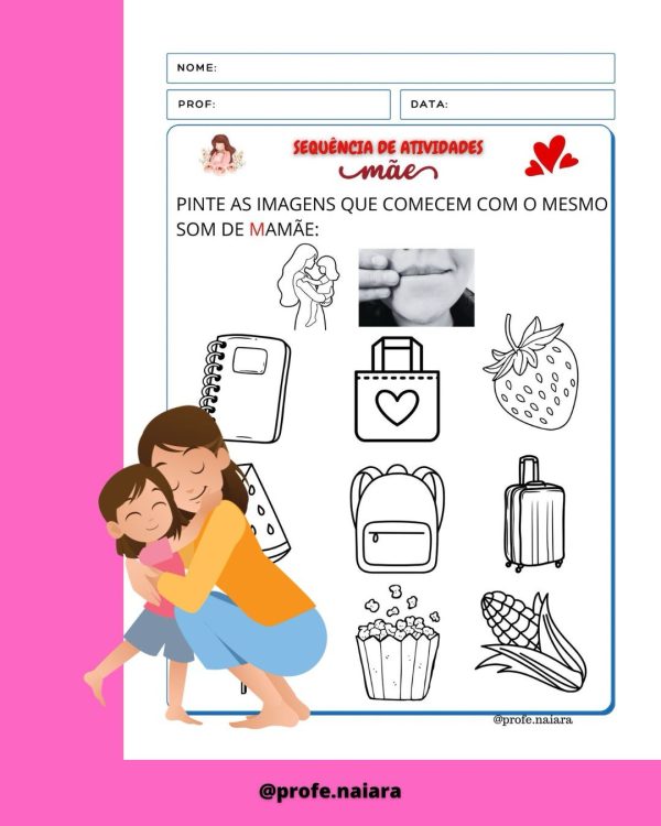 Sequência de atividades: Dia das mães 1° Ano - Imagem 10