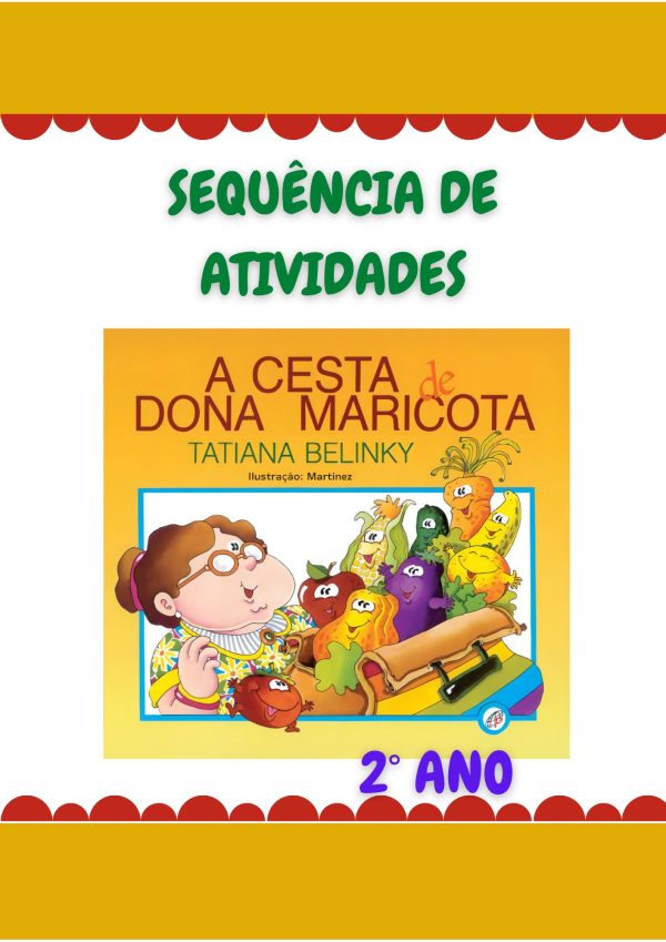 Sequência de Atividades A cesta da dona Maricota 2° ano