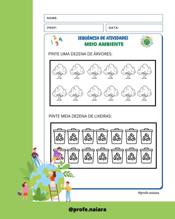 Sequência de atividades: Meio ambiente matemática 1° Ano - Imagem 2