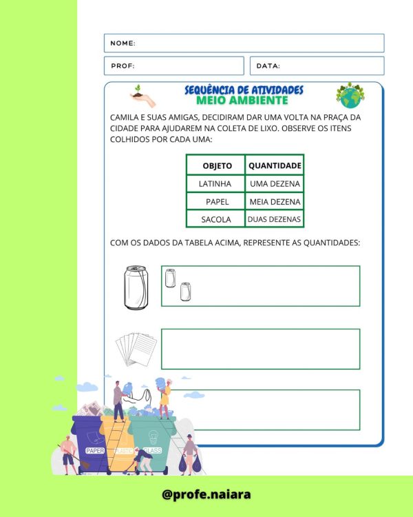 Sequência de atividades: Meio ambiente matemática 2° Ano - Imagem 2