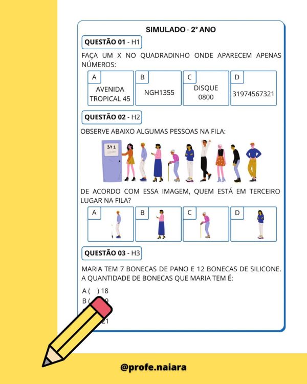 Combo SAEB Língua portuguesa e Matemática - 2° ANO 2° Edição - Imagem 12