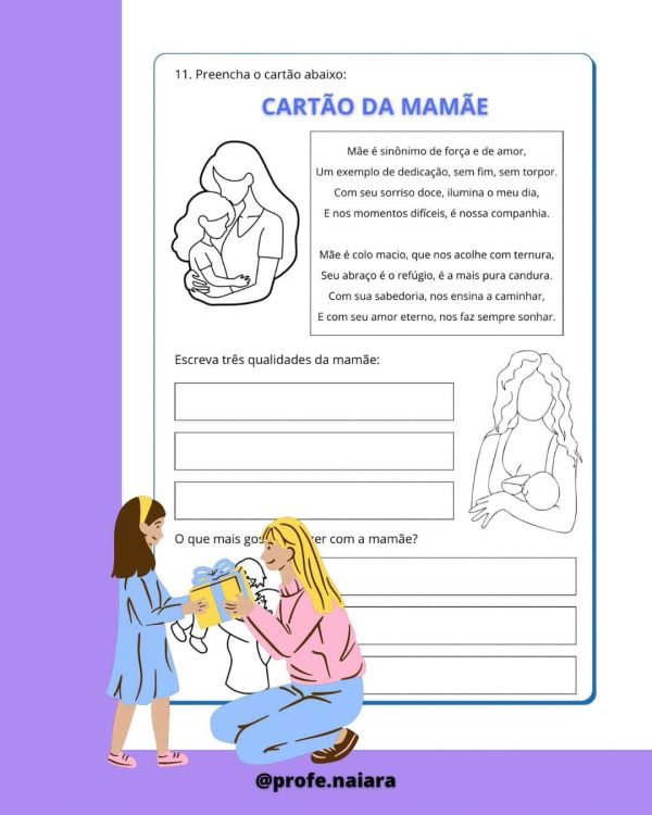 Sequência didática Dia das Mães para 4°ano - Imagem 10