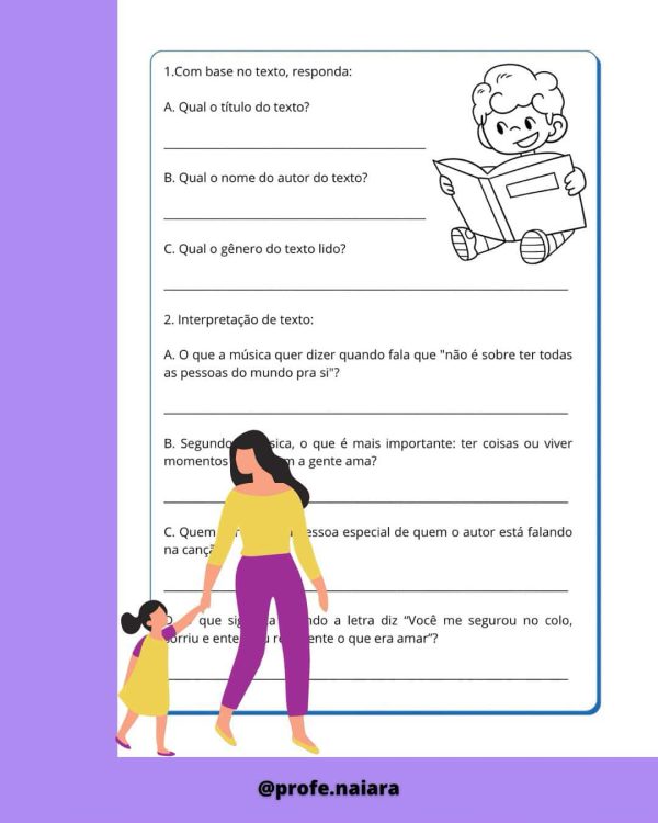 Sequência didática Dia das Mães para 4°ano - Imagem 6