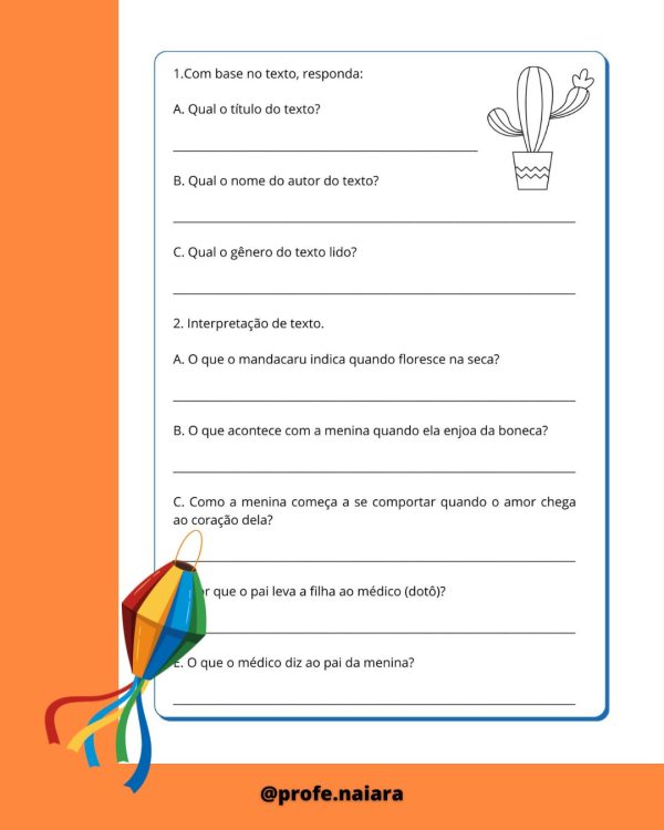 Sequência de atividades Festa Junina para 4° ano - Imagem 3