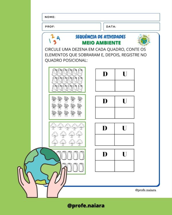 Sequência de atividades: Meio ambiente matemática 1° Ano - Imagem 3