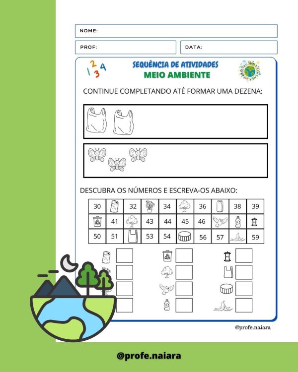 Sequência de atividades: Meio ambiente matemática 1° Ano - Imagem 4