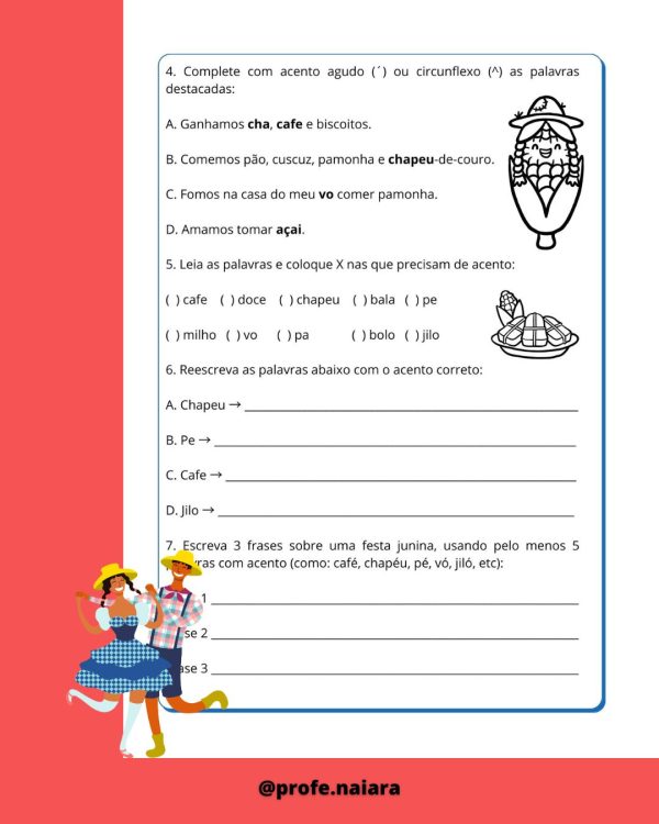 Sequência de atividades Festa Junina para 3° ano - Imagem 5