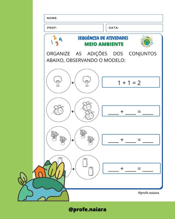 Sequência de atividades: Meio ambiente matemática 1° Ano - Imagem 5