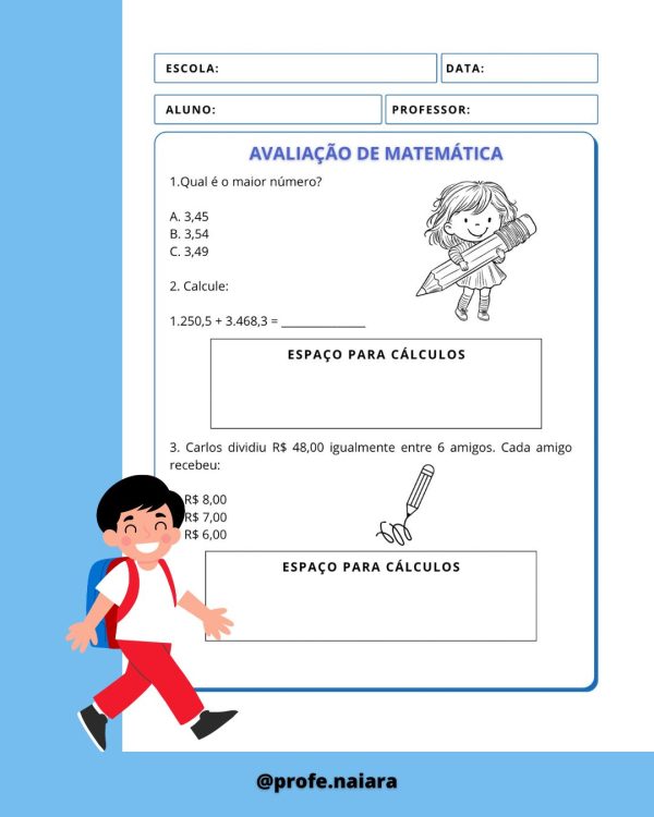 Avaliações 2° bimestre 5° ano - Image 6