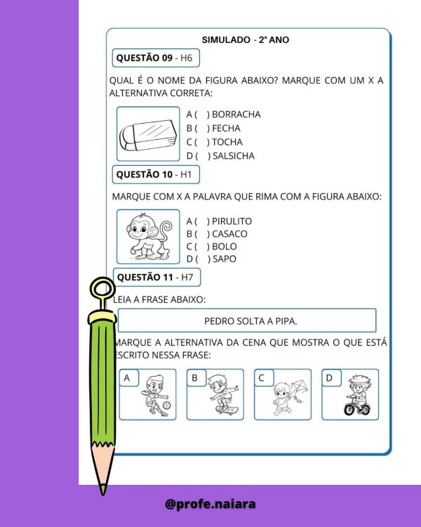 Simulado SAEB 2° ANO - 2° Edição - Imagem 6