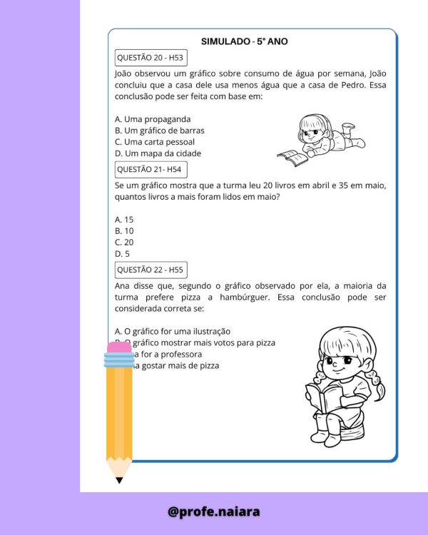 Simulado SAEB Matemática - 5° ANO 2° Edição - Imagem 7