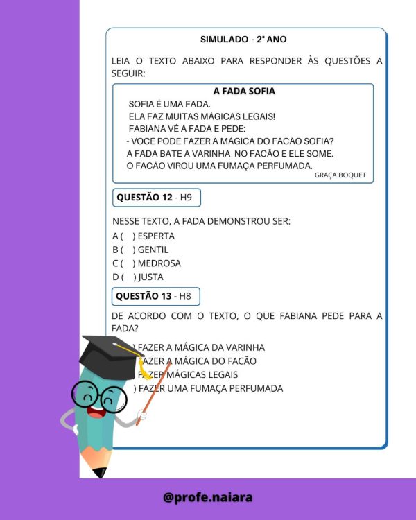 Combo SAEB Língua portuguesa e Matemática - 2° ANO 2° Edição - Imagem 4