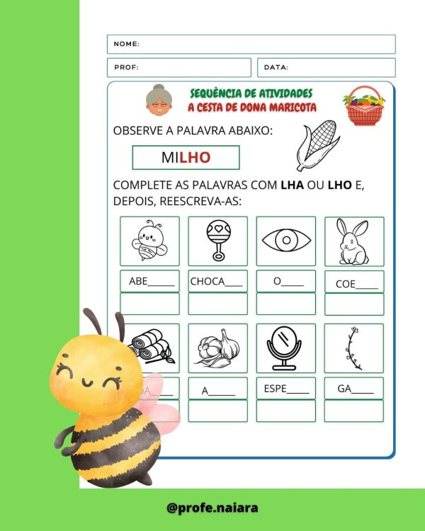 Sequência de Atividades A cesta da dona Maricota 2° ano - Image 8