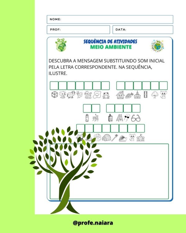 Sequência de atividades: Meio ambiente 1° Ano - Image 8