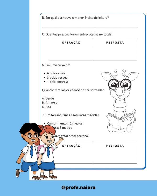 Avaliações 2° bimestre 5° ano - Image 8
