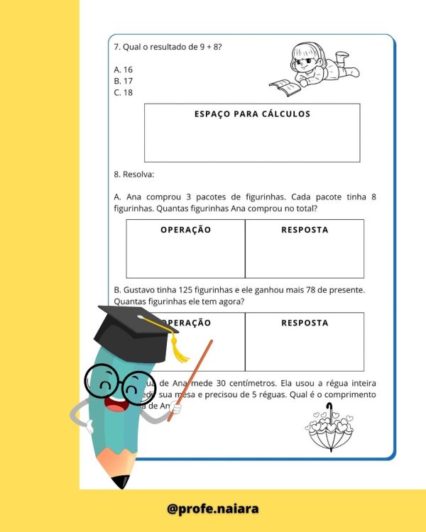 Avaliações 2° Bimestre 3° ano - Image 9
