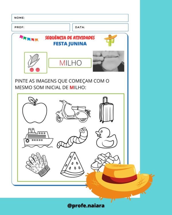 Sequência de atividades: Festa Junina 1° Ano - Imagem 9