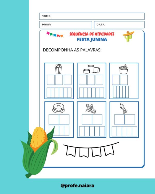 Sequência de atividades: Festa Junina 1° Ano - Imagem 10