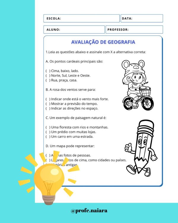 Avaliações 2° bimestre 4° ano - Image 15