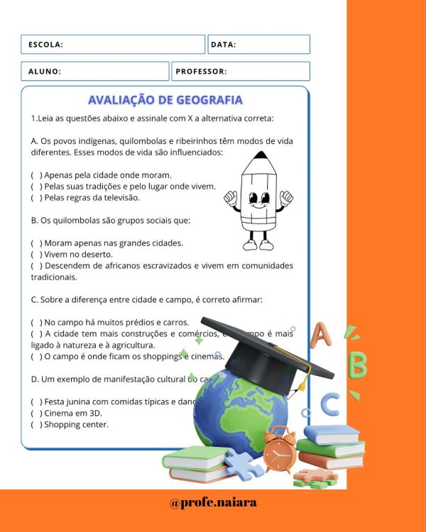 Avaliações 2° Bimestre 3° ano - Image 15