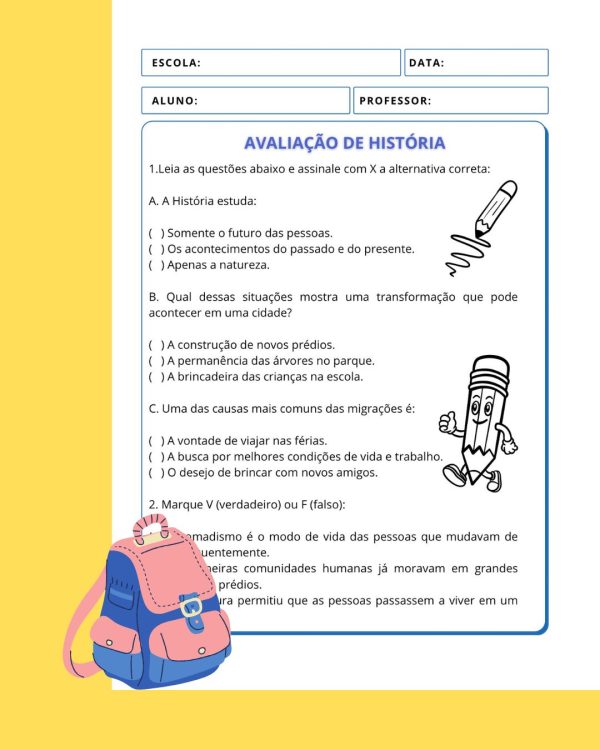 Avaliações 2° bimestre 4° ano - Image 19