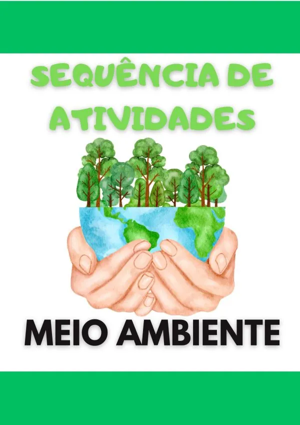 Sequência Didática: Meio ambiente 4° Ano