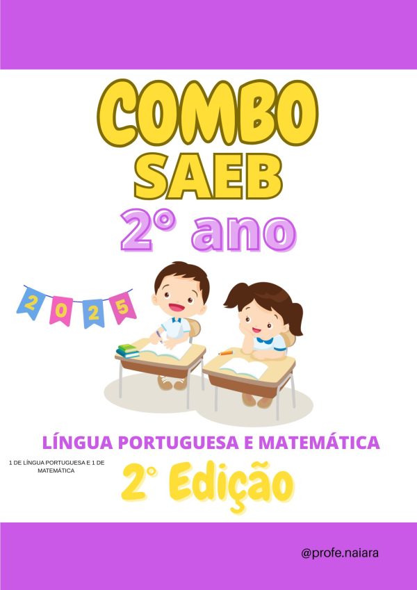 Combo SAEB Língua portuguesa e Matemática - 2° ANO 2° Edição