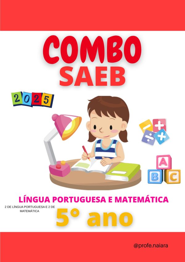 Super combo SAEB 5° ano - Língua portuguesa e matemática 