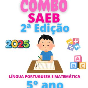 Combo SAEB Língua portuguesa e Matemática - 5° ANO 2° Edição