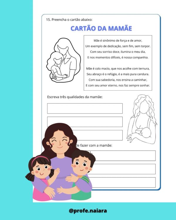 Sequência didática Dia das Mães para 3°ano - Imagem 10