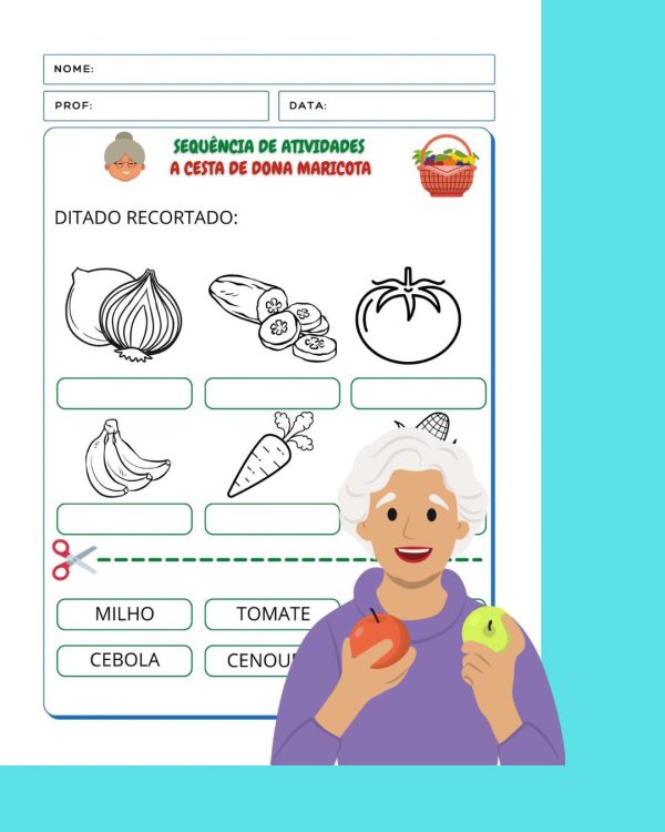 Sequência de Atividades A cesta da dona Maricota 1° ano - Image 16