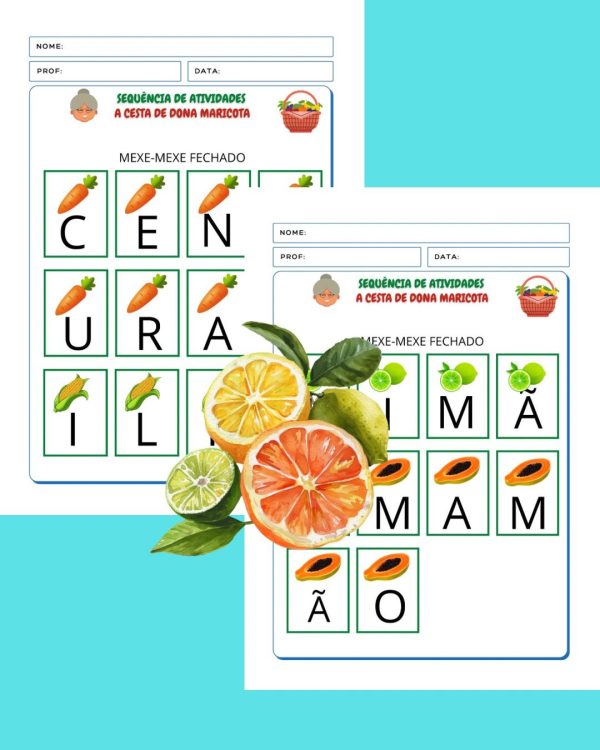 Sequência de Atividades A cesta da dona Maricota 1° ano - Image 19