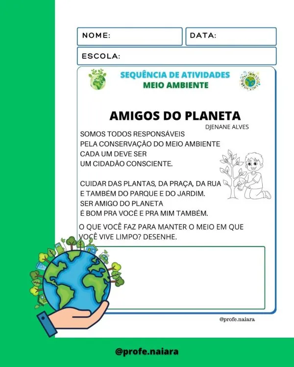 Sequência Didática Meio ambiente Educação infantil - Imagem 3