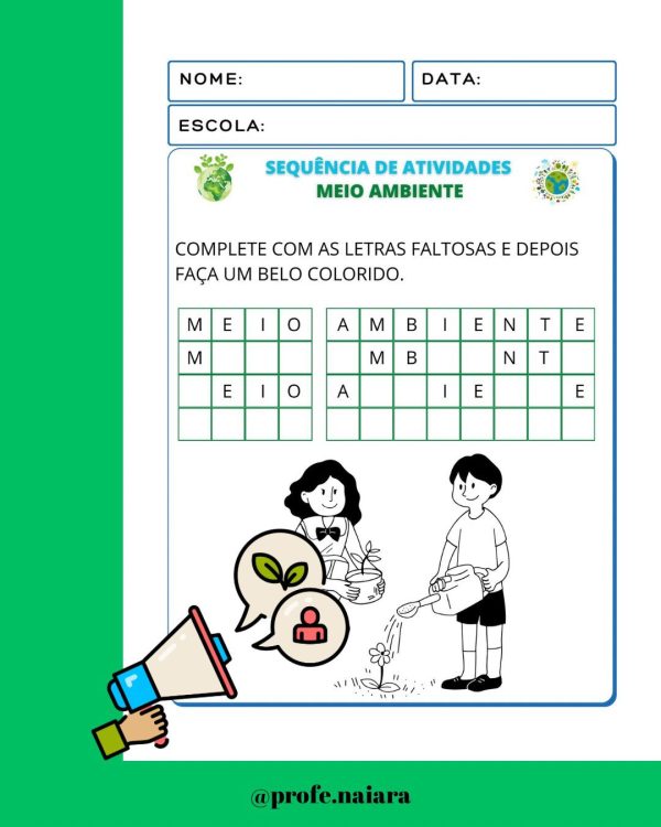 Sequência Didática Meio ambiente Educação infantil - Imagem 13