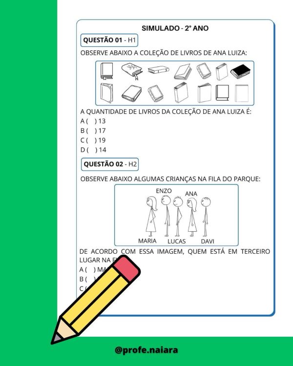 Super combo SAEB 5° ano - Língua portuguesa e matemática  - Imagem 7