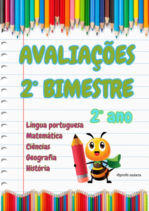 Avaliações 2° bimestre 2° ano